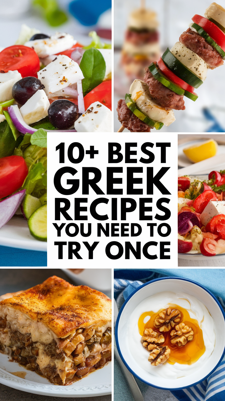 10+ Best Greek Recipes You Need to Try Once